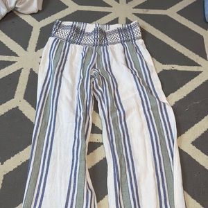 Boho size medium beach ones with elastic waist